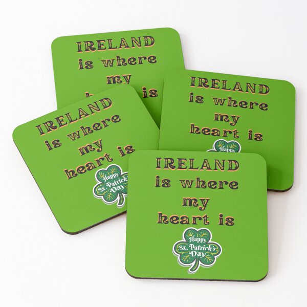 Item preview, Ireland is Where my Heart Is -St. Patricks Day designed and sold by KMRmerchDesigns.