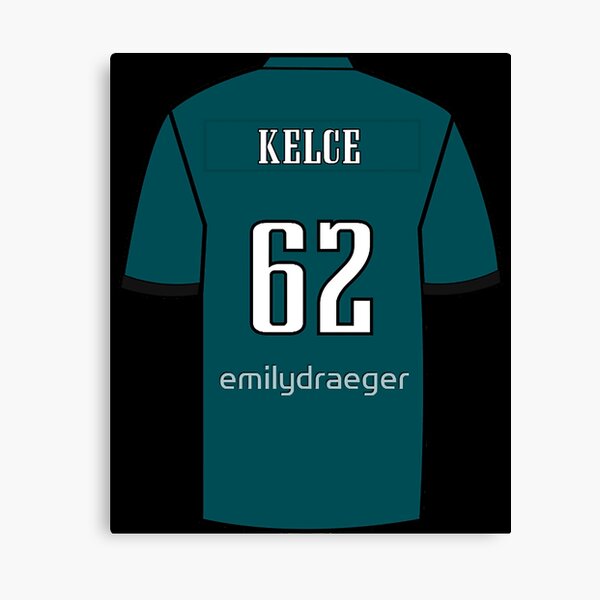 Jason Kelce Alternate Jersey Canvas Print for Sale by