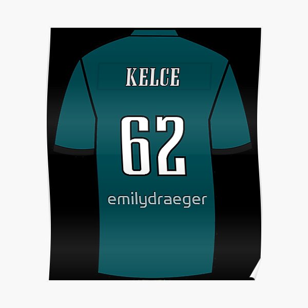 Jason Kelce Alternate Jersey Poster for Sale by designsheaven