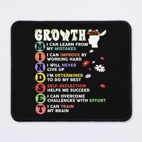 Item preview, Growth Mindset Flower Bouquet Motivation Quote Groovy Style designed and sold by Ngan-Jasmine.