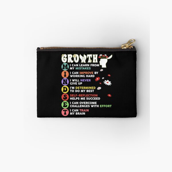 Item preview, Growth Mindset Flower Bouquet Motivation Quote Groovy Style designed and sold by Ngan-Jasmine.
