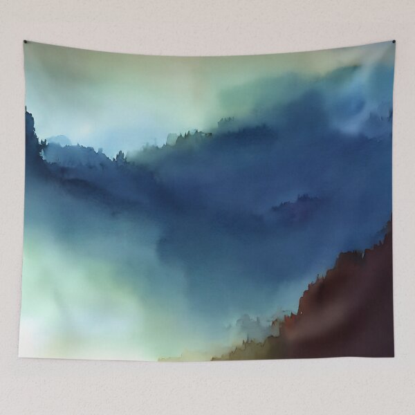 Item preview, Foggy mountains - waterworks designed and sold by Jaroslav Hubert.