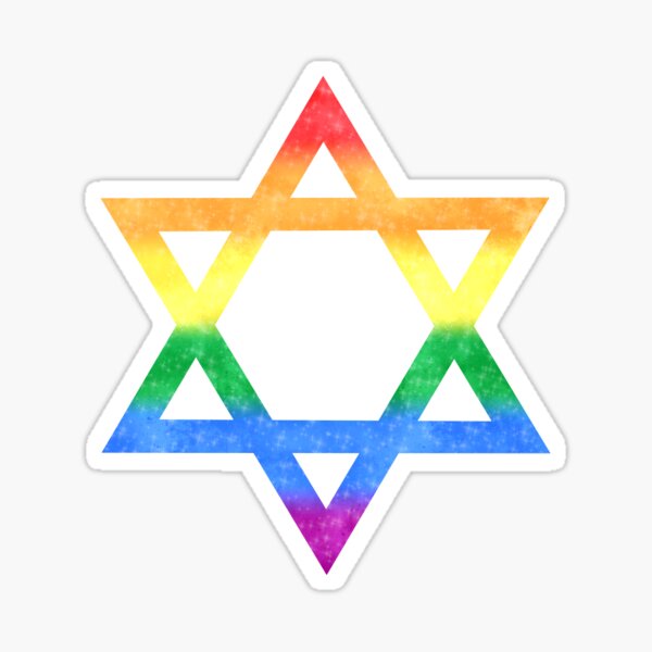 Item preview, Star of David - Gay Pride designed and sold by BootyPirate.
