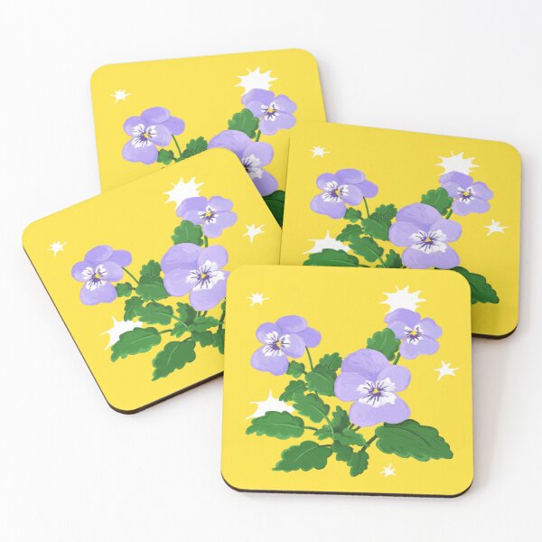 Item preview, purple pansies designed and sold by GalTheUnicorn.