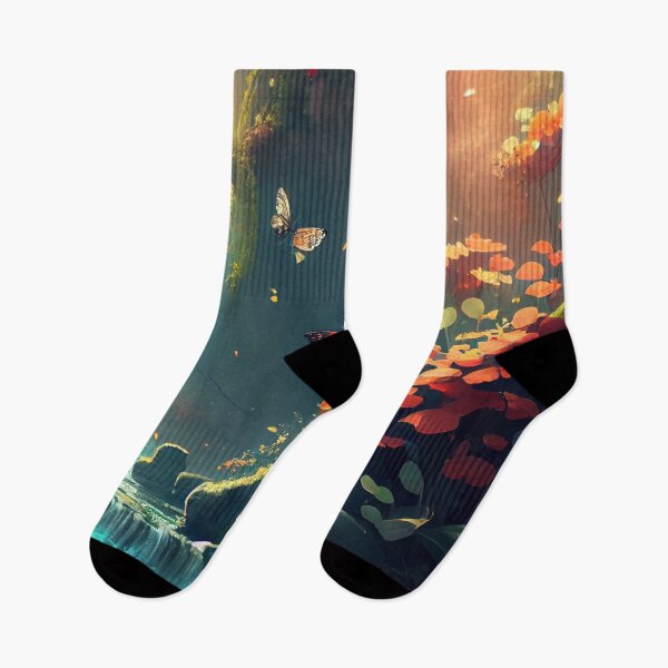 Item preview, Magical Butterflies Valley by the Waterfall M1 designed and sold by Goddess888.