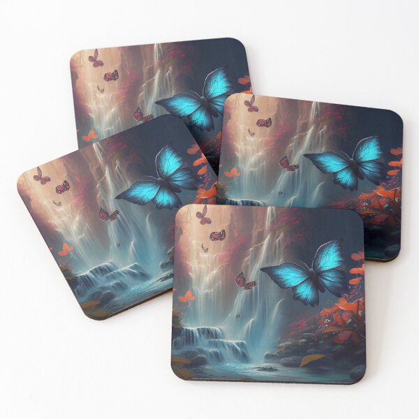 Item preview, Magical Butterflies Valley by the Waterfall M2 designed and sold by Goddess888.