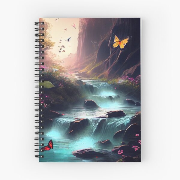 Item preview, Magical Butterflies Valley by the Waterfall M7 designed and sold by Goddess888.