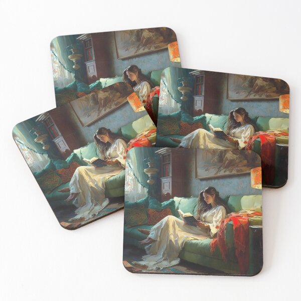 Item preview, Book In Serenity, Vintage Art designed and sold by Lonesomefolk.