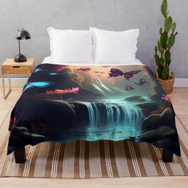 Item preview, Magical Butterflies Valley by the Waterfall M8 designed and sold by Goddess888.