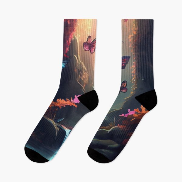 Item preview, Magical Butterflies Valley by the Waterfall M8 designed and sold by Goddess888.