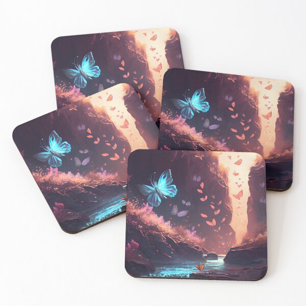 Item preview, Magical Butterflies Valley by the Waterfall M6 designed and sold by Goddess888.