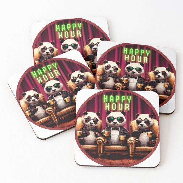 Item preview, Panda Happy Hour designed and sold by Revjock.