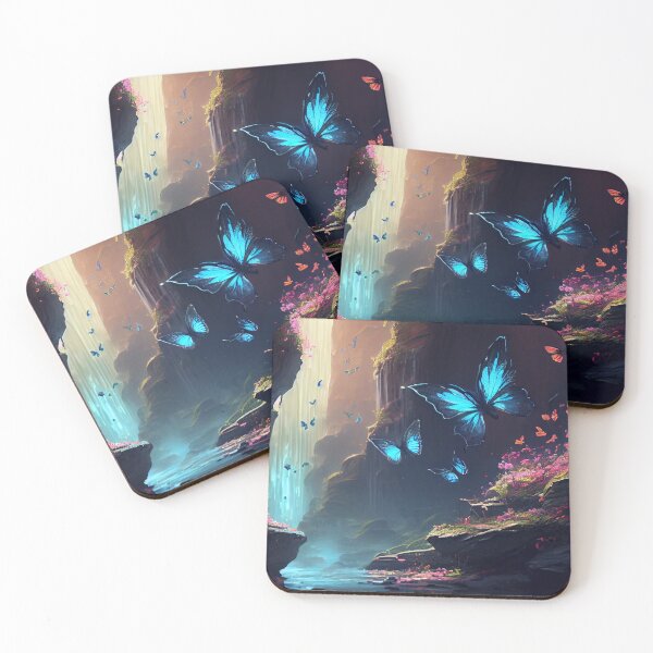 Item preview, Magical Butterflies Valley by the Waterfall M4 designed and sold by Goddess888.
