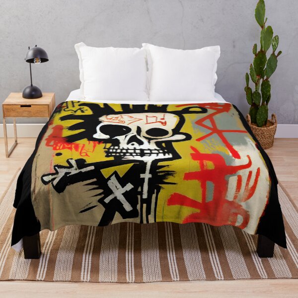 Item preview, Skull Graffiti Abstract Symphony - Neo Expressionism Graffiti Fusion Artwork designed and sold by ZickDezine.