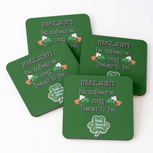 Item preview, Ireland is Where My Heart is-St. Patricks Designs designed and sold by KMRmerchDesigns.