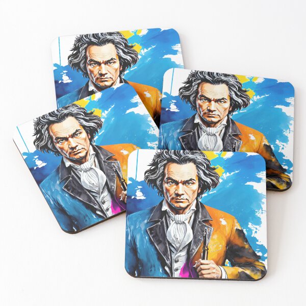 Item preview, Ludwig van Beethoven Portrait Abstract Modern Wall Art Printable Poster Canvas Print Poster Classic Decor Watercolour Acrylic Painting  designed and sold by William A. McCarthy.