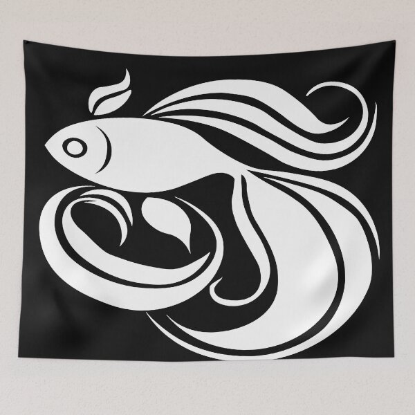 Item preview, white goldfish designed and sold by andrew JOHNSEN.