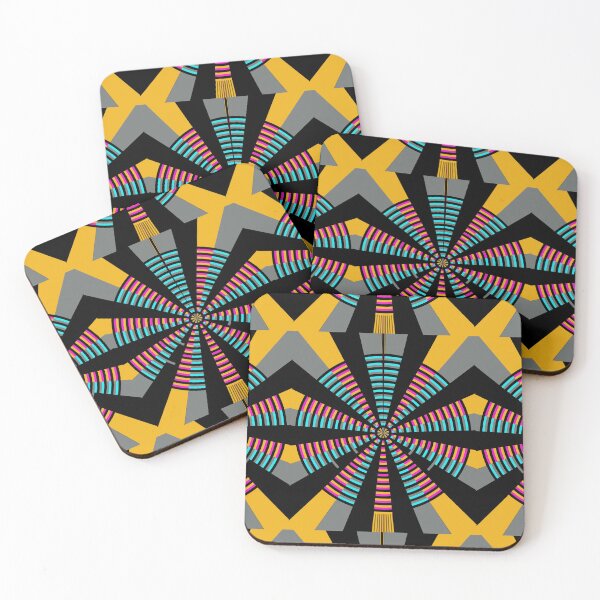 Item preview, Abstracts Geometric Sacred  Parallel Lines Shape Circular Pattern Art Dimension Dodern Modern Gift designed and sold by Dodern.