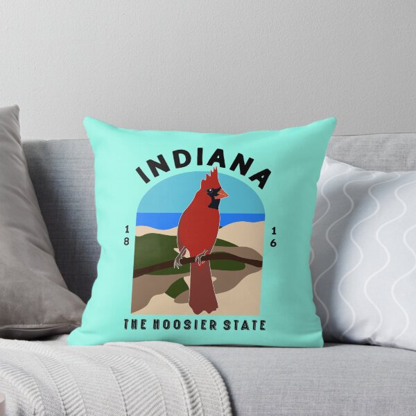 Item preview, Minimal Indiana The Hoosier State | Northern Cardinal | Indiana Dunes National Park  designed and sold by 18pm.