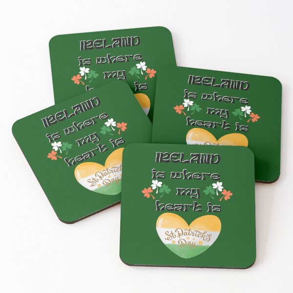 Item preview, Ireland is Where My Heart is-St. Patricks Designs designed and sold by KMRmerchDesigns.