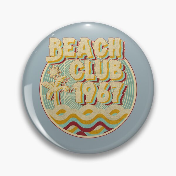 Item preview, vintage retro beach club 70s 1967 with spirale turqoise designed and sold by lordcobra.