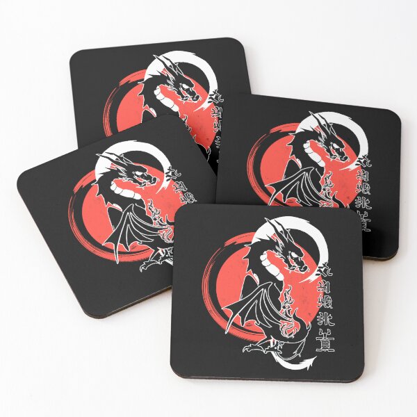 Item preview, Black dragon, red moon designed and sold by Lolly's Lane Shoppe.