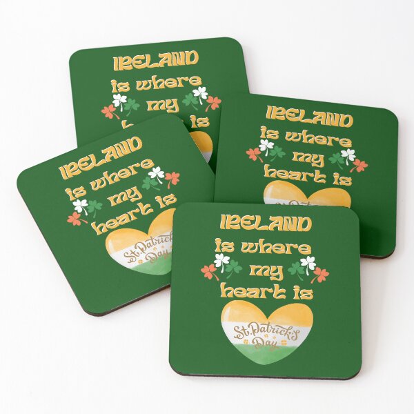 Item preview, Ireland is Where My Heart is-St. Patricks Designs designed and sold by KMRmerchDesigns.