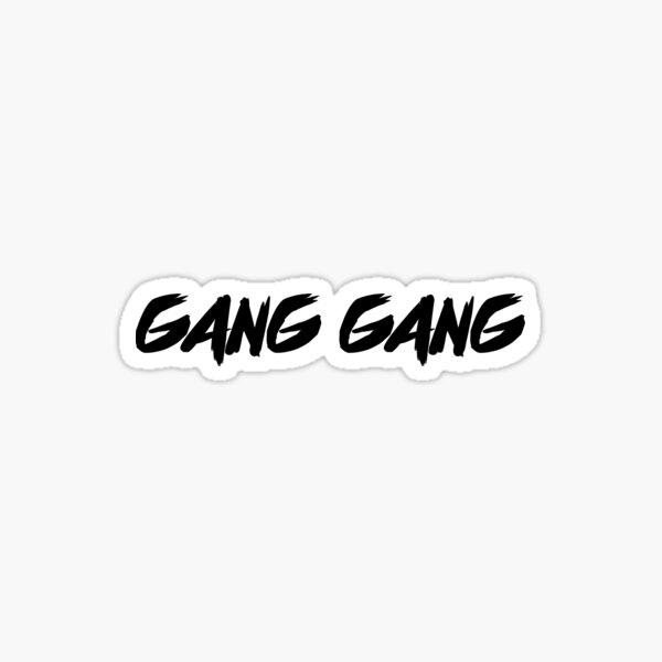 Ganggang Ganggangculture Sticker - GangGang GangGangCulture Gang