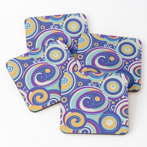 Item preview, Remolinos de colores retro designed and sold by Monlin.