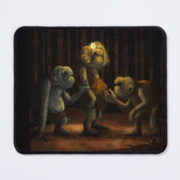 Item preview, Three Trolls designed and sold by Gaëlle Konak Art.