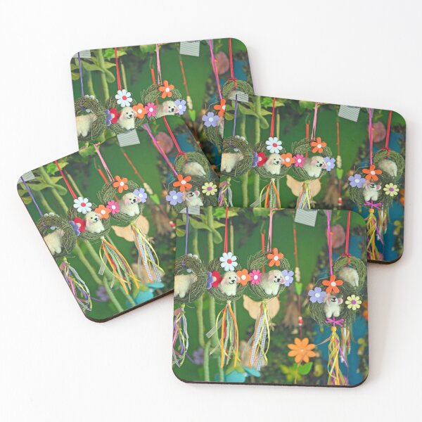 Item preview, Easter with animals decoration background designed and sold by goceris.