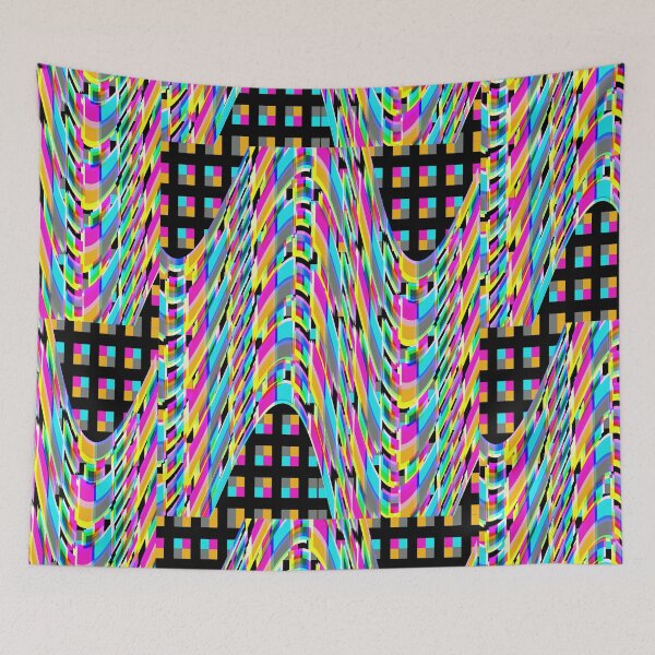 Item preview, Abstracts Geometric Sacred Parallel Lines Shape Circular Pattern Art Dimension Dodern Modern Gift designed and sold by Dodern.