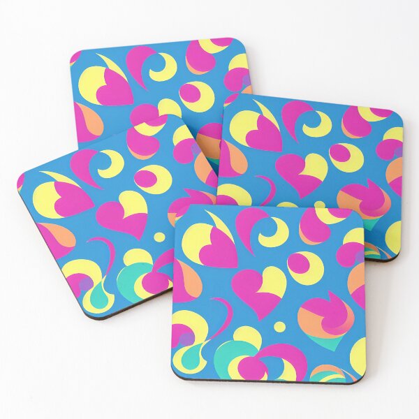 Item preview, Retro heart swirls designed and sold by Monlin.