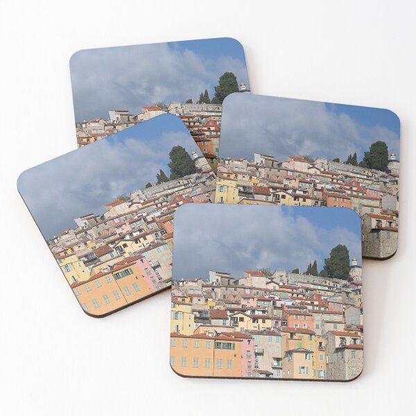 Item preview, old buildings cityscape in Menton France designed and sold by goceris.