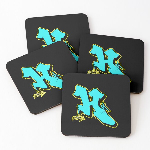 Item preview, BLUE LETTER H BY ESONE URBAN GRAFFITI STREET STYLE  designed and sold by GraffitiBomberZ.