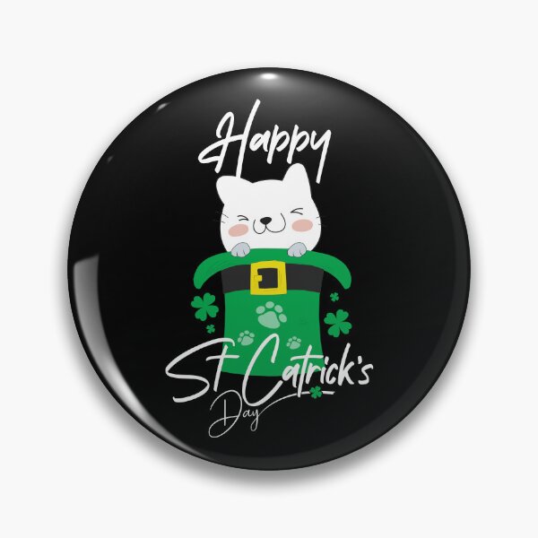 Item preview, Funny Happy St Catrick's Patrick's Day for Cat Lover designed and sold by SuperFashion.