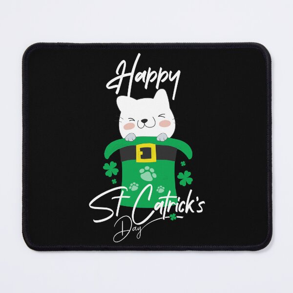Item preview, Funny Happy St Catrick's Patrick's Day for Cat Lover designed and sold by SuperFashion.