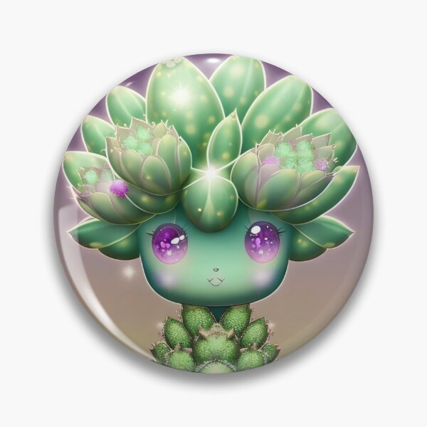 Item preview, Glimmering Green Succulent designed and sold by Sarahs-AI.