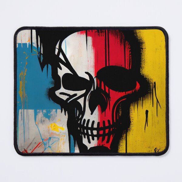 Item preview,  Skull Graffiti Abstract Symphony - Neo Expressionism Graffiti Fusion Artwork designed and sold by ZickDezine.