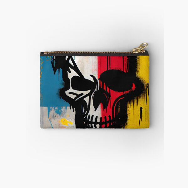 Item preview,  Skull Graffiti Abstract Symphony - Neo Expressionism Graffiti Fusion Artwork designed and sold by ZickDezine.