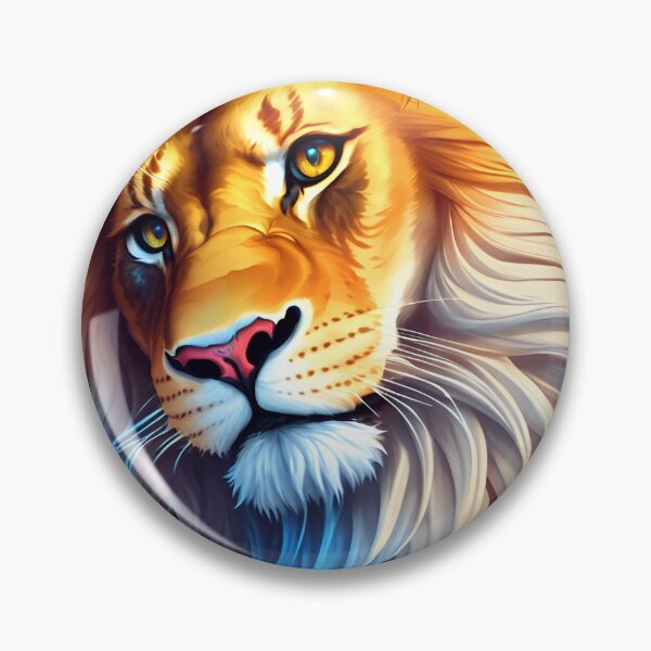 Artikelvorschau, Splash multicolored art a lion head. entworfen und verkauft von IuriiVlasenko.