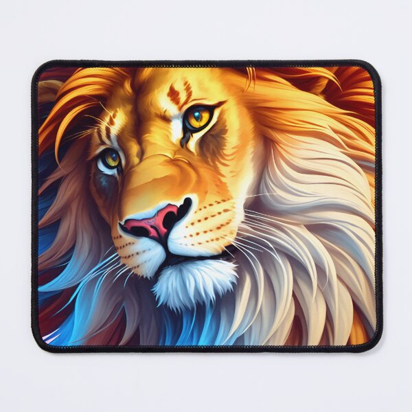 Artikelvorschau, Splash multicolored art a lion head. entworfen und verkauft von IuriiVlasenko.