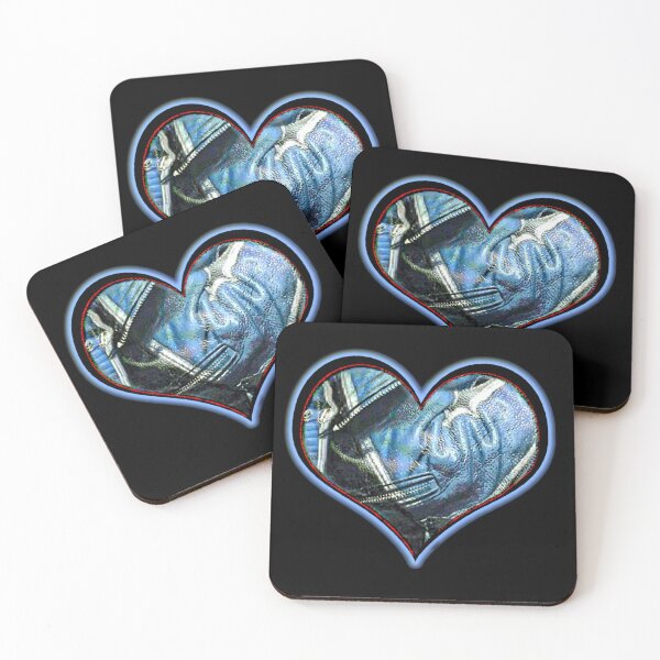 Item preview, Blue Leather Heart PPPimp Design designed and sold by PPPimp.