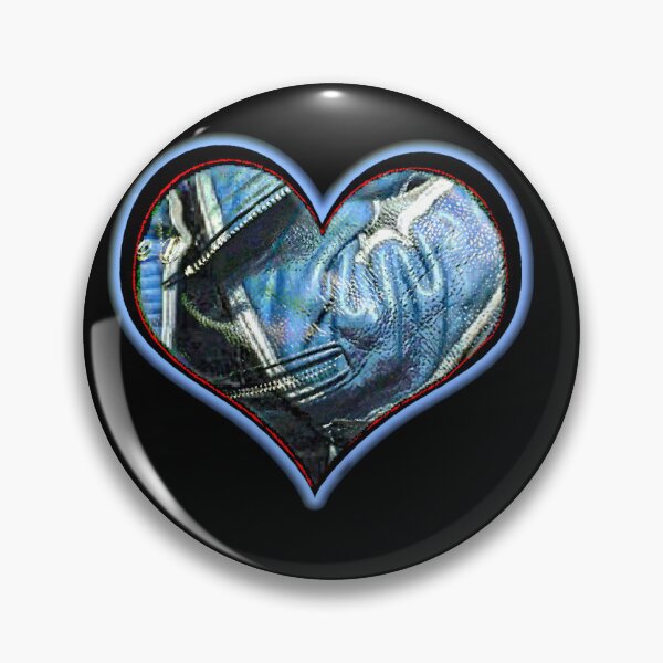 Item preview, Blue Leather Heart PPPimp Design designed and sold by PPPimp.