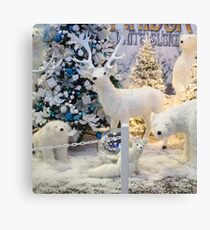 Snow Scene Canvas Print