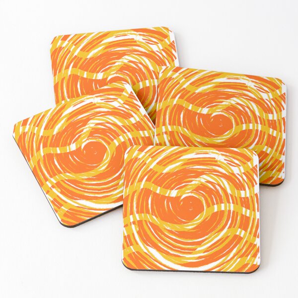 Item preview, Abstract pattern orange and yellow  designed and sold by Tropical Blood.