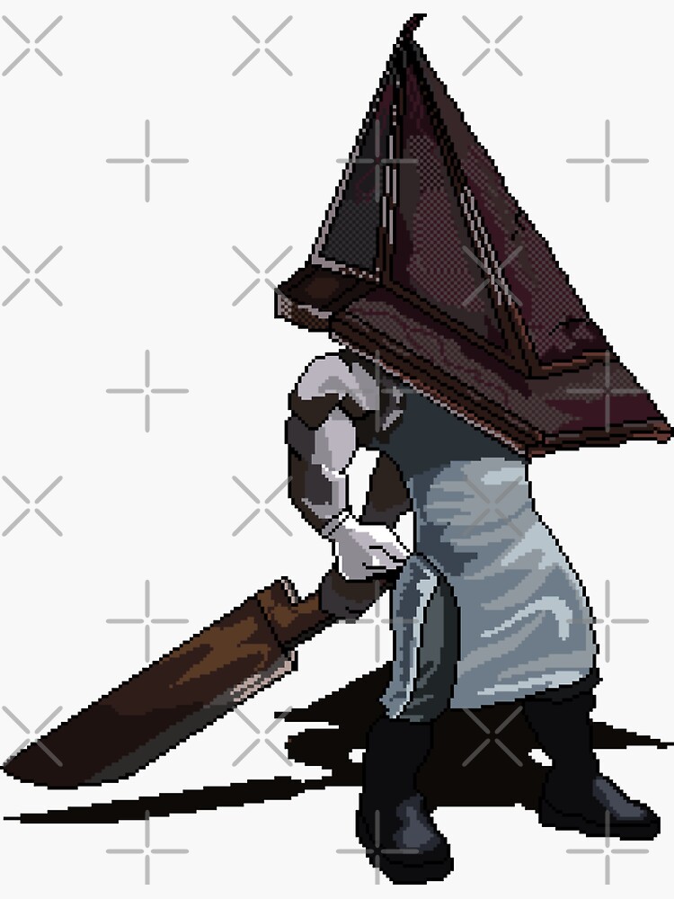 Pyramid Head Magnet for Sale by eriowos