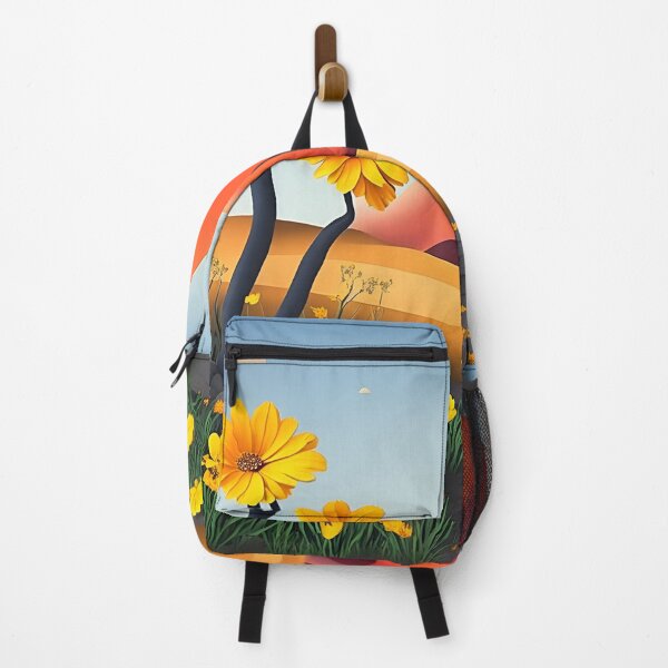 Item preview, Yellow paper flower desert landscape designed and sold by cuprum.