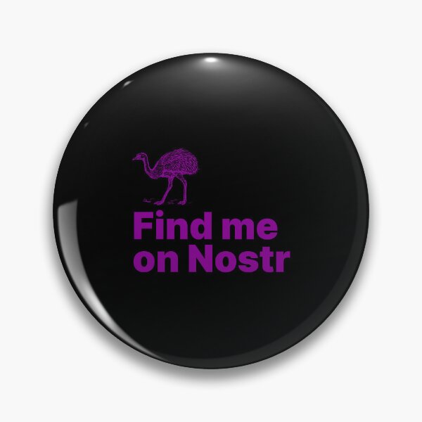 Item preview, Find me on Nostr - Decentralized Social Network - 02 designed and sold by NautilusMare.