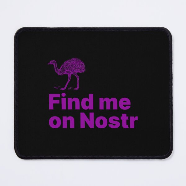Item preview, Find me on Nostr - Decentralized Social Network - 02 designed and sold by NautilusMare.